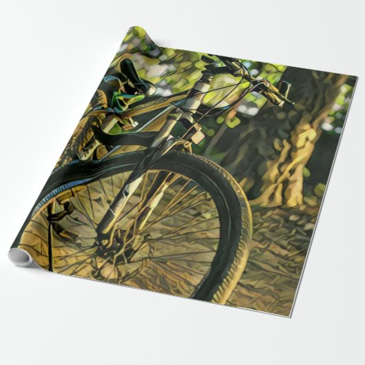 Papier Cadeau L'artisanat du vélo (Déroulé)