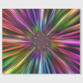 Papier Cadeau Lasers spectraux Enveloppement du papier (Plat)