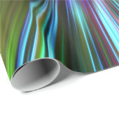 Papier Cadeau Lasers spectraux Enveloppement du papier (Coin rond)