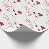 Papier Cadeau Lash Boss Père Noël Lashes (Coin)