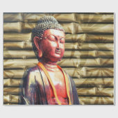Papier Cadeau L'Asie Bouddha (Plat)
