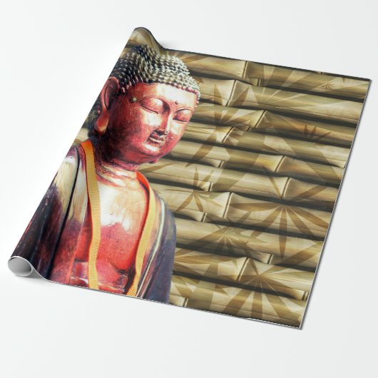 Papier Cadeau L'Asie Bouddha (Déroulé)