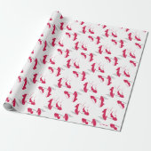 Papier Cadeau L'Assistant D'Oz™ | Motif Ruby Slippers™ (Déroulé)