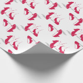 Papier Cadeau L'Assistant D'Oz™ | Motif Ruby Slippers™ (Coin)