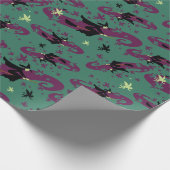 Papier Cadeau L'Assistant D'Oz™ | Motif Wicked Witch™ (Coin)