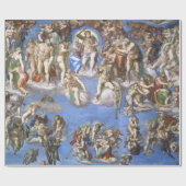 Papier Cadeau Last Judment From The Sistine Chapel By Michelan (Plat)