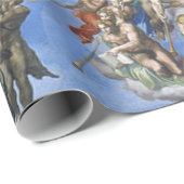 Papier Cadeau Last Judment From The Sistine Chapel By Michelan (Coin rond)