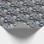 Papier Cadeau L'Astronaut Houston, Nous Avons Un Anniversaire ! (Coin)