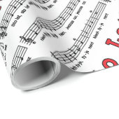 Papier Cadeau Lat de Sto ! Chanson (Coin rond)