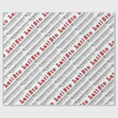 Papier Cadeau Lat de Sto ! Chanson (Plat)