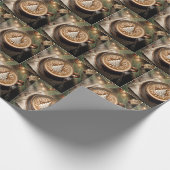 Papier Cadeau Latte de l'arbre de Noël (Coin)