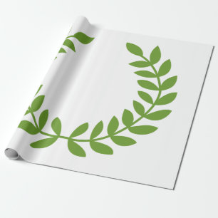 Papier Cadeau Laurel Wreath (Symbole grec ancien)