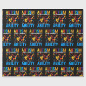 Papier Cadeau L'Autisme N'Est Pas Un Handicap, C'Est Un Différen (Plat)