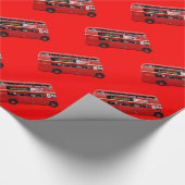 Papier Cadeau L'autobus de rouge de Londres (Coin)