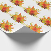 Papier Cadeau L'automne part Thanksgiving (Coin)