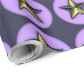 Papier Cadeau Lavande d'Astra Metallica (Coin rond)