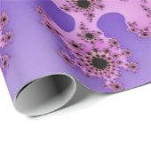 Papier Cadeau Lavande et oeil rose (Coin rond)