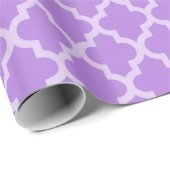 Papier Cadeau Lavande Marocaine Moods Quatrefoil (Coin rond)