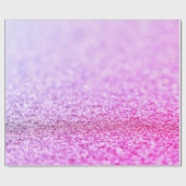 Papier Cadeau Lavande rose brillant de parties scintillant (Plat)