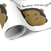 Papier Cadeau Lave-bouteille en chef (Coin rond)