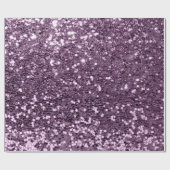 Papier Cadeau Lavender Amethyst Purple Parties scintillant Maria (Plat)