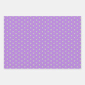Papier cadeau Lavender Grey Polka Dot (Devant)
