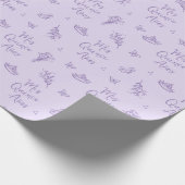 Papier Cadeau Lavender Mis Quince Años Quinceanera (Coin)