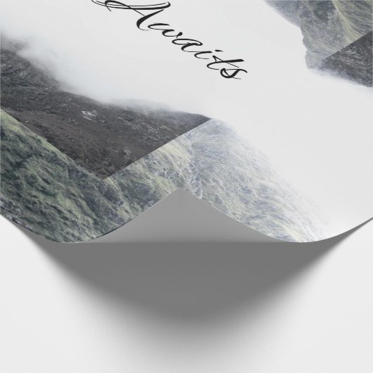 Papier Cadeau L'aventure attend (Coin)