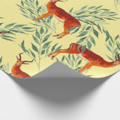 Papier Cadeau L'aventure d'automne des cerfs (Coin)