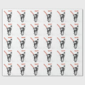 Papier Cadeau L'avortement Tree surgeon christmas (Plat)