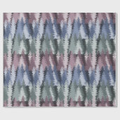 Papier Cadeau Layered Pine Forest Pattern (Plat)