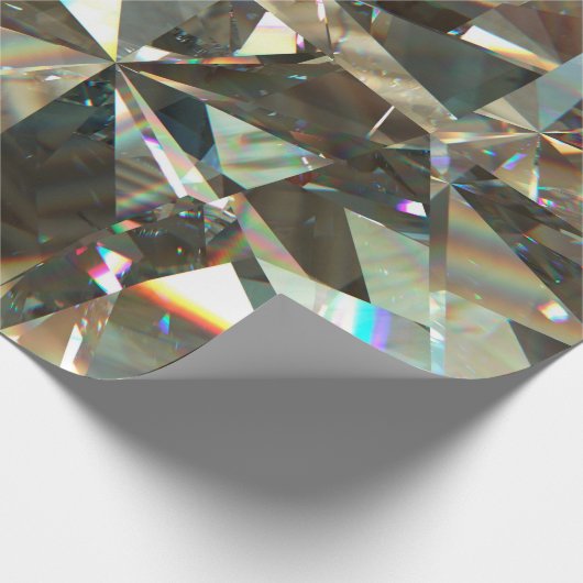 Papier Cadeau Layered texture triangular diamond or crystal shap (Coin)