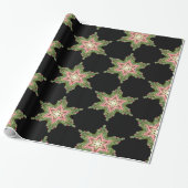 Papier Cadeau Layla Magical Snowflake Noël victorien (Déroulé)
