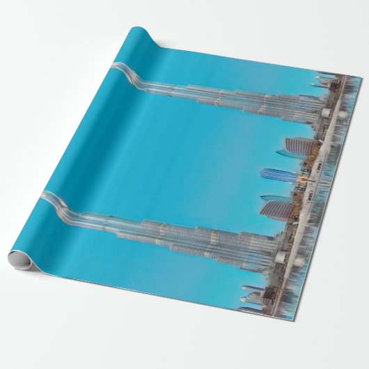 Papier Cadeau ldp BURJ KHALIFA - Dubaï - (Déroulé)