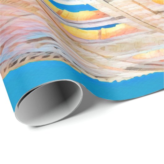 Papier Cadeau ldp COLOSSEUM Rome - par nuit - (Coin rond)