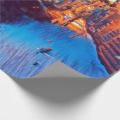 Papier Cadeau ldp POSITANO Côte Amalfi - coucher de soleil pris (Coin)