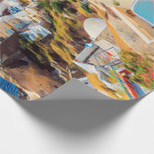 Papier Cadeau ldp SANTORINI - panorama - (Coin)