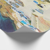 Papier Cadeau ldp SANTORINI - vue - (Coin)