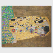 Papier Cadeau Le baiser de Gustav Klimt (Plat)