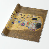 Papier Cadeau Le baiser de Gustav Klimt (Déroulé)