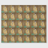 Papier Cadeau Le Baiser par Gustav Klimt (Plat)