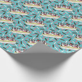 Papier Cadeau Le banana split Boston avec arrose (Coin)