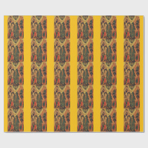 Papier Cadeau Le baptême du Christ icône byzantine