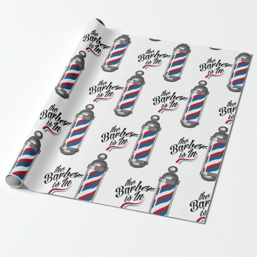 Papier Cadeau Le barbier est en place (Déroulé)