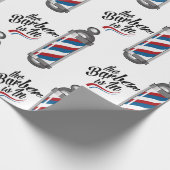 Papier Cadeau Le barbier est en place (Coin)