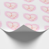 Papier Cadeau Le bébé d'aquarelle jumelle la maternité de baby (Coin)