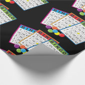 Papier Cadeau Le bingo-test carde le papier d'emballage brillant (Coin)