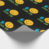 Papier Cadeau Le bon travail Emoji (Coin)