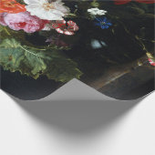 Papier Cadeau Le bouquet de fleurs de Maria van Oosterwyck (Coin)