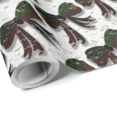 Papier Cadeau Le Bow de Noël - (Coin rond)